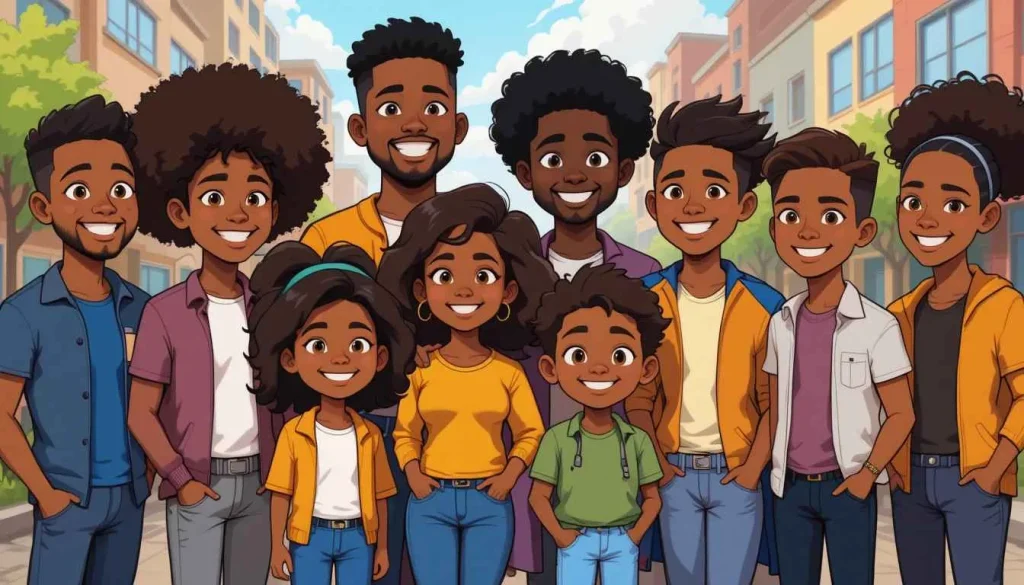 Black Cartoon Characters