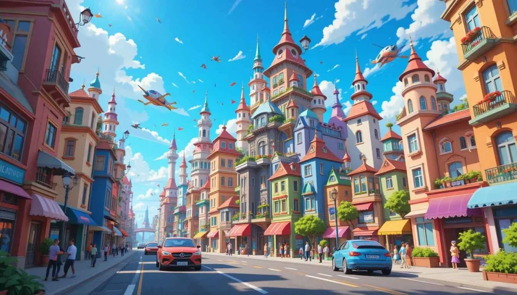 Animated Cartoon Background