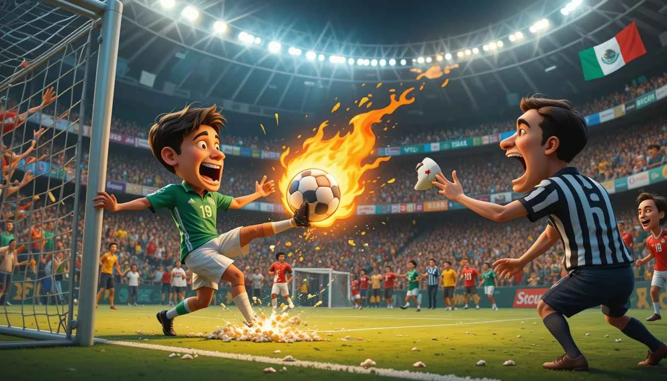Mexico vs Panama in a Funny Cartoon Animation