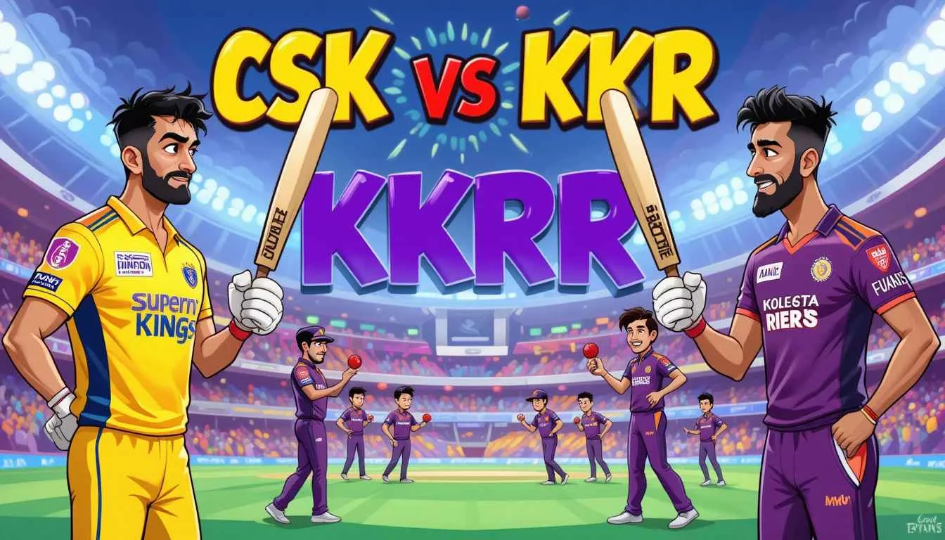 Chennai Super Kings vs Kolkata Knight Riders