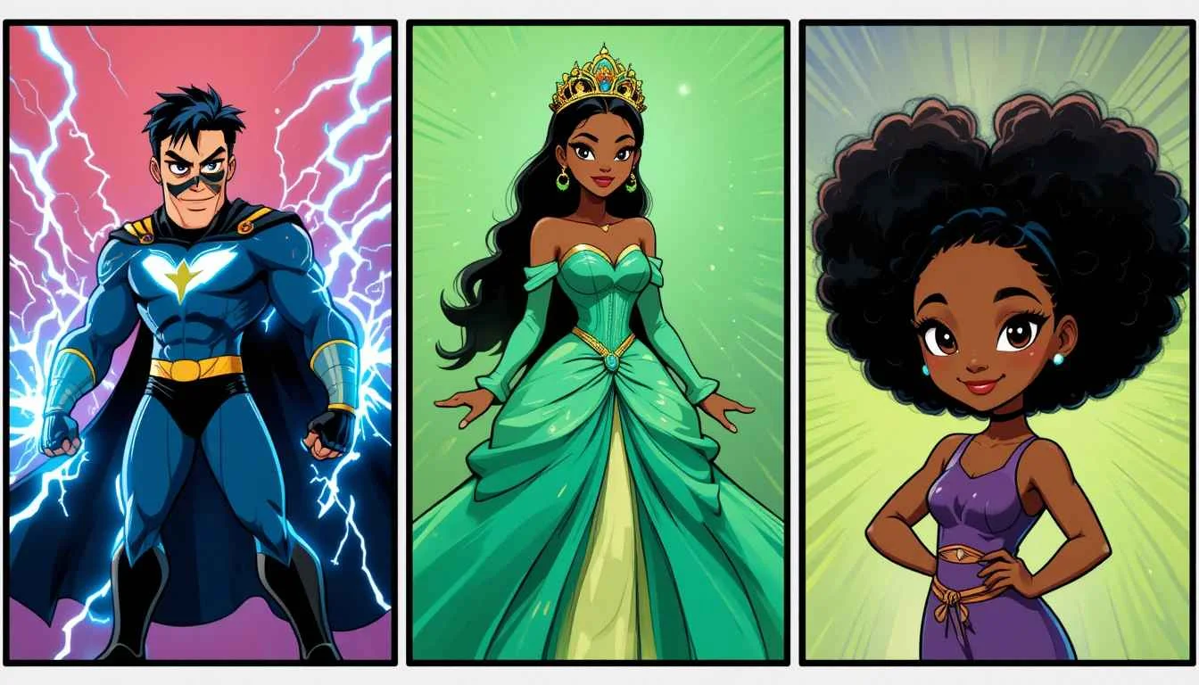 Black Cartoon Characters